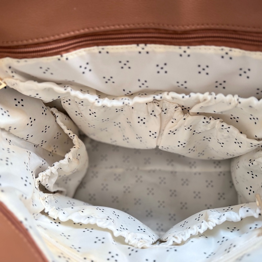 Women's Blush Pink Backpack Tote - Picture 8 of 9